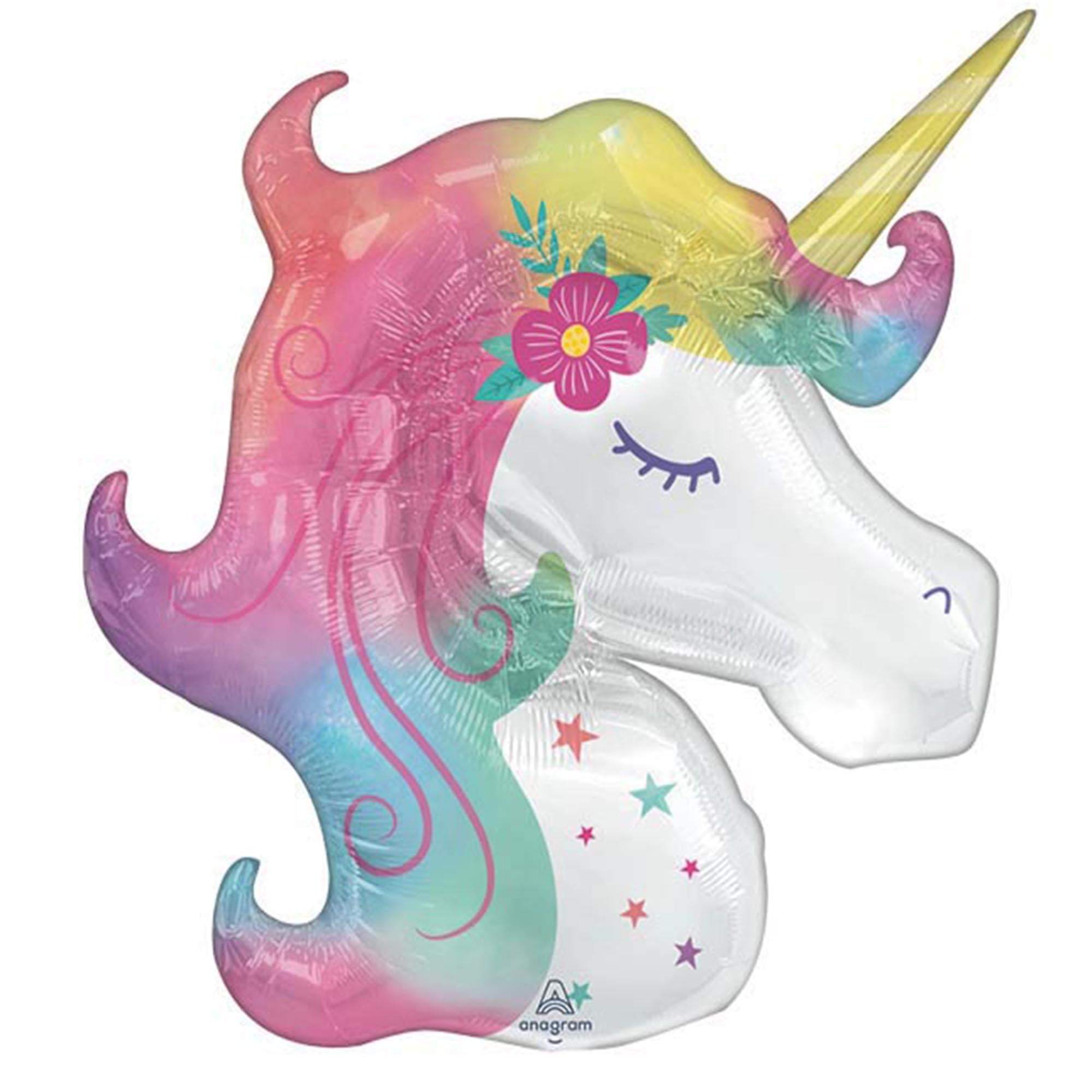 Enchanted Unicorn Pink Balloon 33'