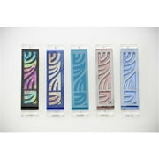 Judaica Kingdom SF-MZ-3045-3 Handmade Glass & Stained Glass Mezuzahs - Shin Design Mezuzah Dark Blue Iridescent