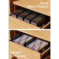 thumbnail image 5 of Trieur A4 / Rangement de Documents / Rangement de Papiers 12 Compartiments - Trieur de Documents Organisateur de Fichiers A4 Trieur Extensible Accordéon de Documents, 5 of 5