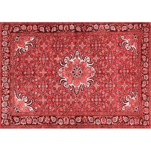 Ahgly Company Indoor Rectangle Persian Red Traditional Area Rugs, 5' x 7'