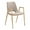 Beige & Gold, variant on Desi Dining Chair Black Dining Chair, Modern Style, Plush and durable faux leather fabric, Plywood, Indoor Dining
