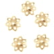 thumbnail image 1 of Paquete de 5 Tapas de de Plata de 6 Mm para Accesorios de Fabricación de Joyas Amarillo, 1 of 9