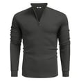 thumbnail image 6 of COOFANDY Men's Quarter Zip Up Pullover Lightweight Mock Neck Sweatshirt Casual Long Sleeve Polo Shirt, 6 of 9
