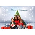 thumbnail image 5 of 8 x 8 ft Christmas Backdrop Xmas Tree Winter Background Xmas Holiday Party Supplies Banner Home Decoration Portraits Photo Booth Studio Props, 5 of 5