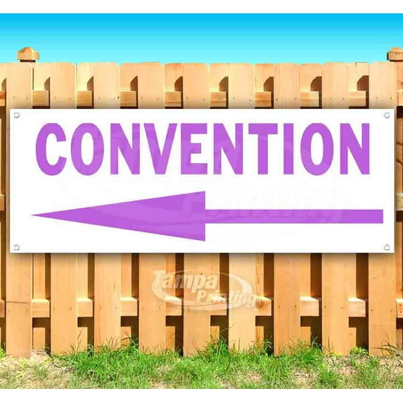 Convention 13 oz Vinyl Banner With Metal Grommets