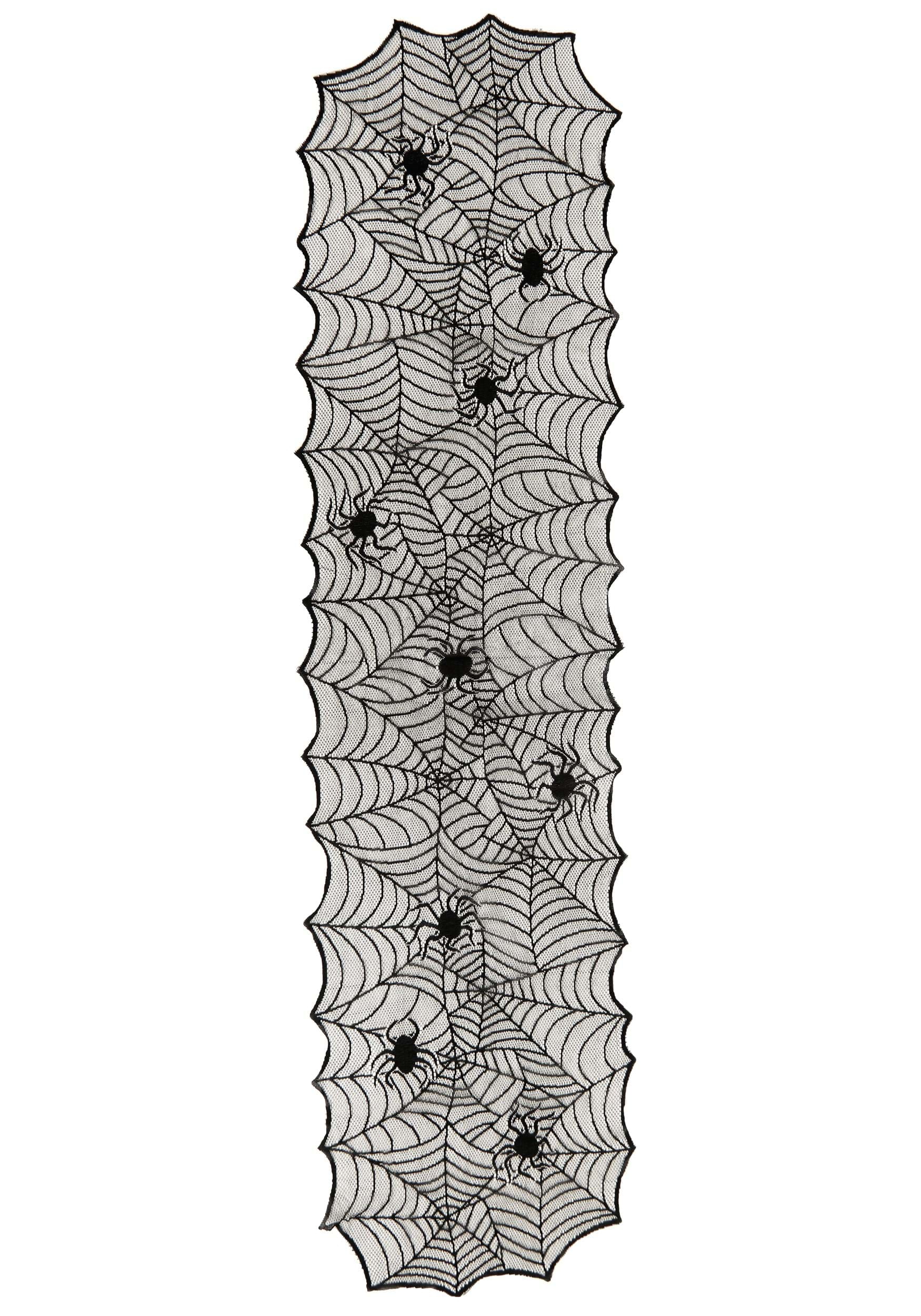 Spider Web Table Runner Decoration - Walmart.com