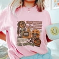 thumbnail image 3 of Trick or Treat Halloween T-Shirt, Vintage October 31 Skeleton Pumpkin Alien Graphic Tee, Retro Fright Night Fall Costume Shirt Gift, 3 of 7