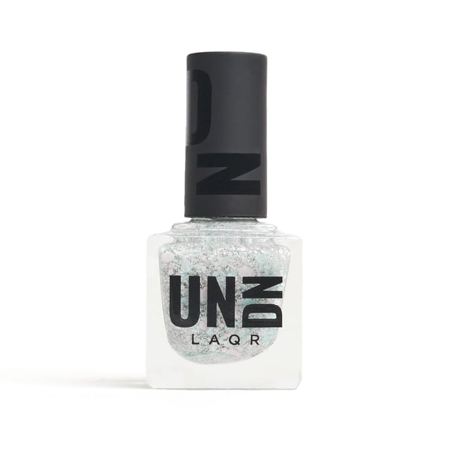 Esmalte de uñas UN/DN LAQR 0203 Splatter Pastel Rosa y Azul 15ml