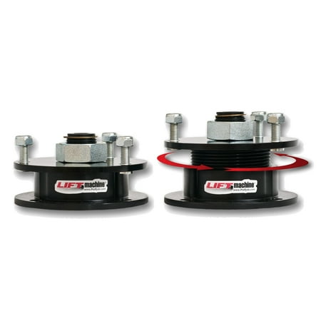 - ProRYDE Suspension Systems 74-3000F LIFTmachine; Front; Adjustable; 2-3 in. Lift; 2.3 Hours Install Time; On Vehicle Adjustment;