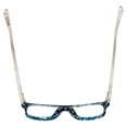 thumbnail image 3 of eyebobs Smokin Unisex Premium Readers, Blue Marbled Front With Clear Crystal Temples 0.75 Magnification, 3 of 4