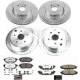 thumbnail image 3 of PowerStop Front and Rear Z26 Street Warrior Carbon-Fiber Ceramic Brake Pad and Drilled and Slotted Rotor Kit Fits: SUBARU Select Models K6932-26, 3 of 9