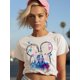 thumbnail image 3 of Camiseta OUMASK Magical Kingdom Magic Castle Graphic para mujer, 3 of 6
