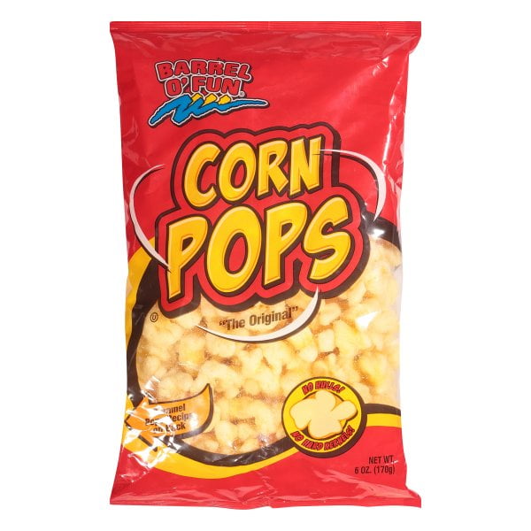 Barrel O' Fun Corn Pops Puffed Corn Snack, 8 Oz.