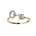 thumbnail image 1 of Exquisita moda 26 alfabeto inglés estilo anillo carta moda anillo de cobre Wmkox8yii fajkfhkj1311, 1 of 2