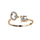 thumbnail image 1 of Exquisita moda 26 alfabeto inglés estilo anillo carta moda anillo de cobre Wmkox8yii fajkfhkj1311, 1 of 2