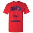 thumbnail image 2 of Boston Classic Baseball Arch Basic Cotton T-Shirt - Medium - Red, 2 of 6