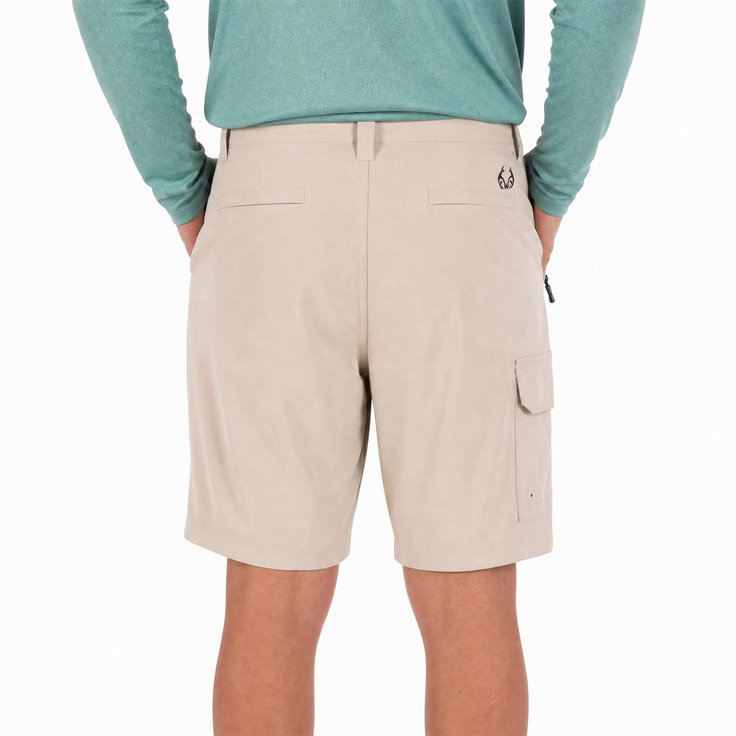 Men's Realtree Hybrid Fishing Shorts, Drift Sand, S
