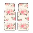thumbnail image 1 of LAKIMCT Vintage Roses Bouquets Car Mats, Neoprene Front Rear Floor Mats for Cars, Waterproof Anti-Slip Car Floor Mats Full Set, Universal(4 Pcs), 1 of 1