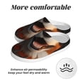 thumbnail image 6 of KLL Playful Smile Cute Dog Pattern Adult Unisex Cozy Slippers,Fuzzy Slip-on Slippers TPR Sole Slippers Comfort Plush Home Footwear for Indoor & Outdoor-46/47, 6 of 7