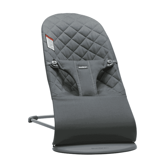 BabyBjorn Bouncer Bliss, Woven, Classic quilt, Anthracite