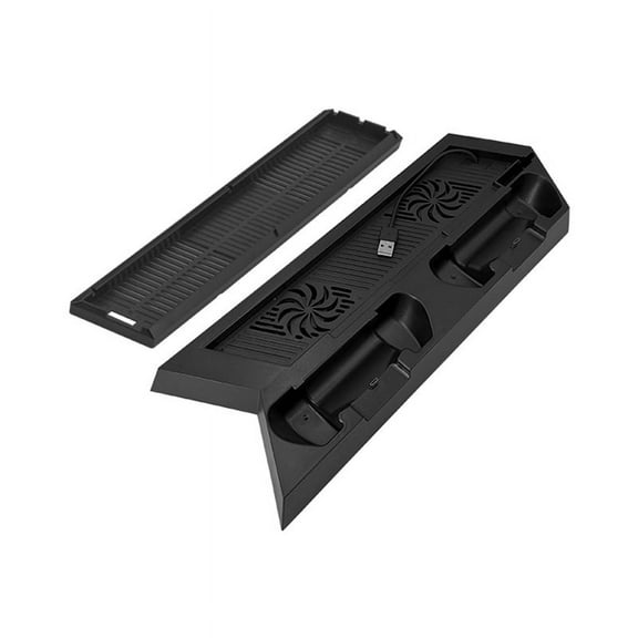 Cooling Fan Charging Dock Vertical Stand for PS4 Slim Controller