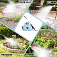 thumbnail image 6 of Beloadence Garden Sprayer, 5L/1.35Gal Battery-Powered Sprayer, 3 Nozzles, Leak-Proof Design & Adjustable Strap, Type-C Rechargeable for Lawn, Garden, Yard, Light Blue, 6 of 10
