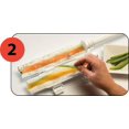 thumbnail image 4 of Máquina para moldear bolas de arroz con rollo de sushi, adecuada para acampar, hacer picnic, citas, fiestas familiares y infantiles, blanca, 4 of 4