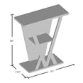 thumbnail image 6 of Furniture of America Jorga 2-Shelf Console Table, White, 6 of 6