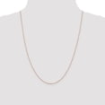 thumbnail image 4 of Auriga Fine Jewelry 14K Rose Gold 1.0mm Cable Chain Necklace 24inch for Women, 4 of 6