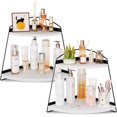 thumbnail image 6 of 2 Pack Soda Can Organizer Dispenser for Refrigerator Bundle with Corner Bathroom Counter Organizer(2 Pack White), 6 of 8