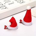 thumbnail image 2 of Horquillas para sombrero de Navidad para mujeres, accesorios para el cabello para niñas, regalos de Navidad, pasadores para fiesta de Navidad, sombreros rojos, horquillas (2 unidad, 2 of 5