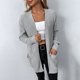 thumbnail image 4 of Pntutb Mujeres Casual Soild Manga Larga Bolsillo Punto Cardigan Suéter Abrigo Outwear Flash Picks Pntutb Pntutb-6675, 4 of 8