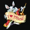 thumbnail image 2 of CafePress - Alice's White Rabbit Maternity Dark T Shirt - Maternity Dark T-Shirt, 2 of 3
