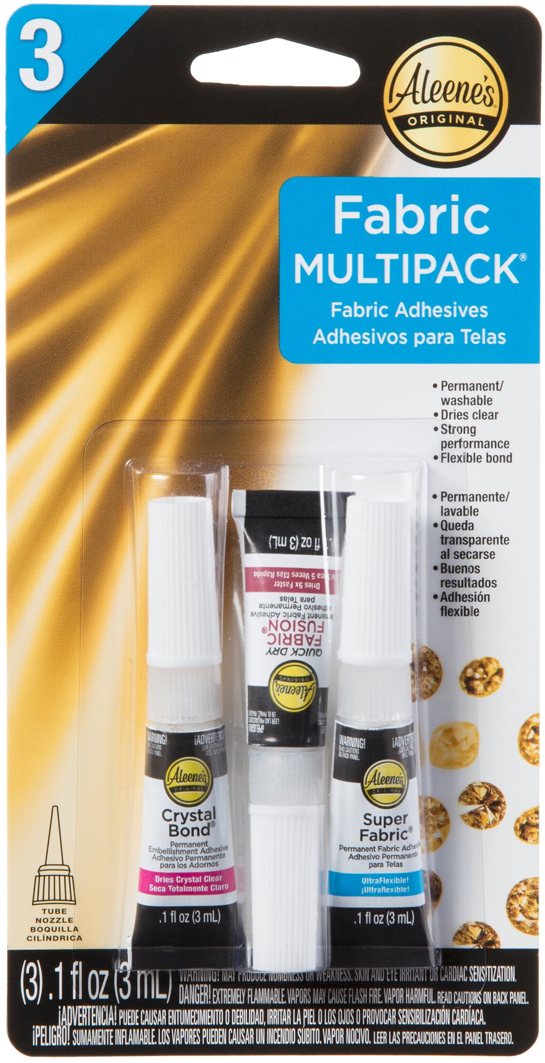 Aleene's Assorted Fabric Fusion Glue 3/Pkg Walmart Canada
