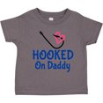 thumbnail image 3 of Inktastic Fishing Hooked on Daddy Boys or Girls Toddler T-Shirt, 3 of 5