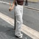 thumbnail image 5 of WILLBEST Pantalones Casuales elegantes para Mujer, Pantalones Cargo de Corte Recto Ajustable, Pantalones de Senderismo Holgados de Cintura Alta con Bolsillo, Pierna Ancha, Estilo paracaídas Chica, 5 of 7