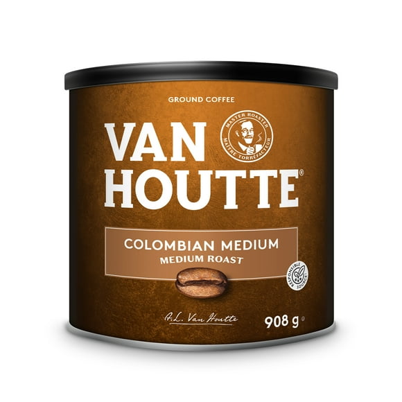 Café moulu colombien moyenne Van Houtte, torréfaction moyenne 908 g