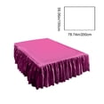 thumbnail image 3 of Fufafayo Luxurious Lace Bed Skirt, Solid Color Dust Proof Bed Cover, All Season Wear Resistant Bed Skirt, Full Coverage Bed Skirt for Mattress, Decorative Bed Skirt for Bedroom, Ruffled Bed Skirt, 3 of 6