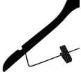 thumbnail image 3 of Nahanco 17" NAHANCO Slimline Wooden Suit Hanger With Clips - Low Gloss Black W/Black, 3 of 6