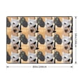 thumbnail image 2 of Area Rugs, Black red Siamese gray cats Washable Large Rugs for Living Room Bedroom Dining Room, Non-Slip Soft Fuzzy Indoor Rug Carpet Floor Mats for Entryway Premium Home Decor 80x58in, 2 of 7