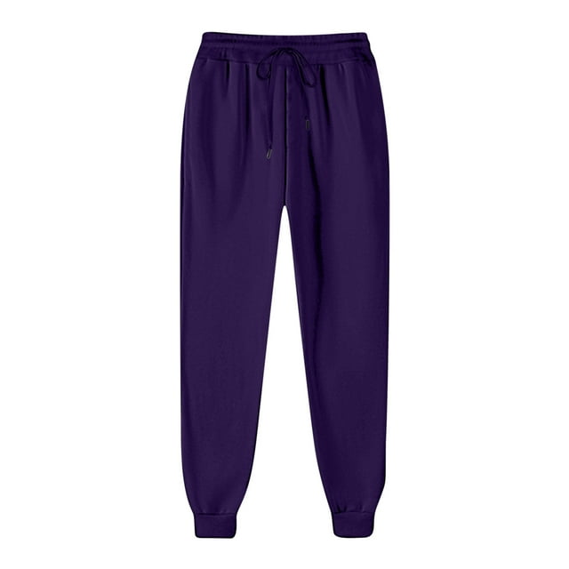 Wlynlyn Joggers for Women Drawstring High Waisted Cinch Bottom Sweatpants Workout Running Active Track Pants Size 3XL