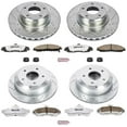 thumbnail image 3 of PowerStop Front and Rear Z26 Street Warrior Carbon-Fiber Ceramic Brake Pad and Drilled and Slotted Rotor Kit Fits: PONTIAC Select Models K2893-26, 3 of 9