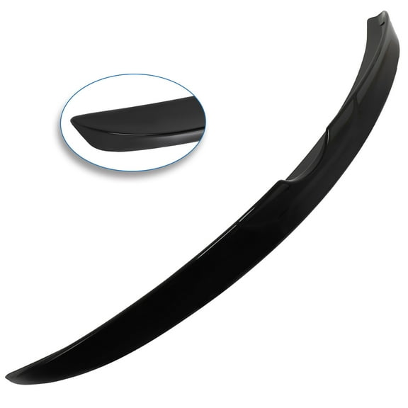 ECCPP Factory Style Rear Trunk Spoiler Wing ABS fit for 2015-2017 For Toyota For Camry Spoiler Wing Glossy Black Rear Trunk Lip Spoiler