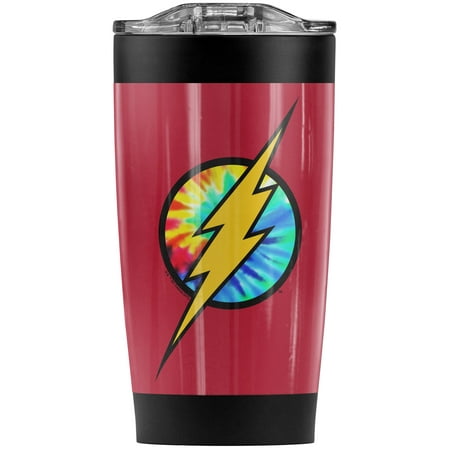 

The Flash Tie Dye Flash Logo Stainless Steel Tumbler 20 oz Coffee Travel Mug/Cup Vacuum Insulated & Double Wall with Leakproof Sliding Lid | Great for Hot Drinks and Cold Beverages