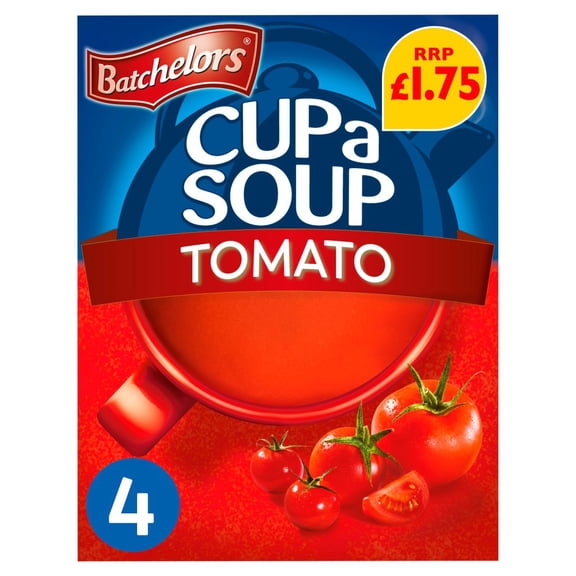 Batchelors Cup a Soup Tomato 4 Instant Soup Sachets 93g (pack of 9)