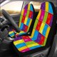 thumbnail image 2 of ABPHQTO Juego de 2 fundas de asiento de coche Funkybacks fondos retro Universal Auto asiento delantero Protector apto para coche, SUV sedán, camión, 2 of 3