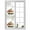 Multicolor, variant on Mushroom Frogs Window Privacy Film, Spring Floral Summer Eucalyptus Leaves Static Cling UV Sun Blocking Heat Control Window Tint, Non-Adhesive One Way Windows Privacy Cover 17.7''x78.7''
