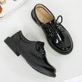 thumbnail image 6 of ZHOGXU Children Boys Shoes Non Slip Thick Bottom Solid Color Comfortable Dress Shoes For Stage Performance,White,12.5-13 Years, 6 of 7
