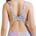 thumbnail image 5 of Gyratedream Girls Athletic Swimsuits Athletic One Piece Bathing Suit UPF 50+ Swimming Swimwear 2-18 Years, 5 of 7
