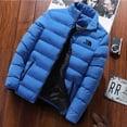 thumbnail image 6 of Winter New Thick Men Warm Parka Jackets Casual Men‘s Outwear Coats Solid Stand Collar Male Windbreak Cotton Padded Down Jacket, 6 of 7